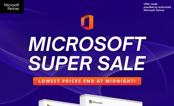 Microsoft Super Sale! Lowest Prices End at Midnight