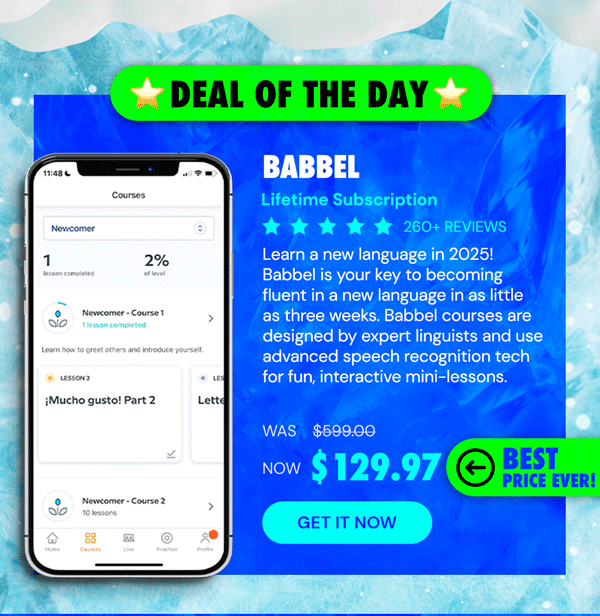 Babbel Language Learning: Lifetime Subscription (All Languages)