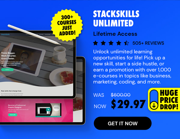 StackSkills Unlimited: Lifetime Access