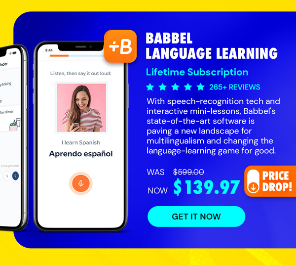 Babbel Language Learning: Lifetime Subscription (All Languages)