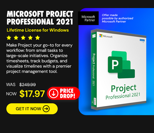 Microsoft Project Professional 2021 for Windows