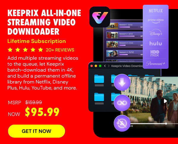 Keeprix All-in-One Streaming Video Downloader: Lifetime Subscription