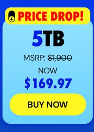 Internxt Cloud Storage: Lifetime Subscription (5TB Plan)