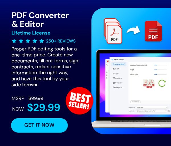 PDF Converter & Editor: Lifetime License