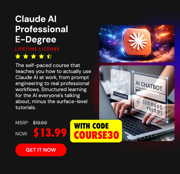 Claude AI Professional E-Degree