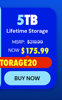 Internxt Cloud Storage Lifetime Subscription: 10TB Plan