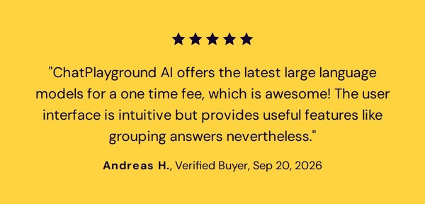 ChatPlayground AI: Lifetime Subscription