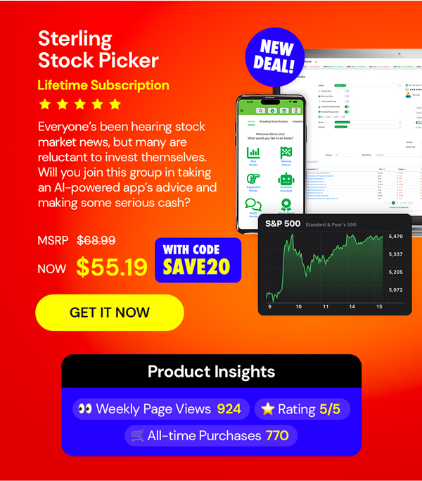 Sterling Stock Picker Lifetime Subscription