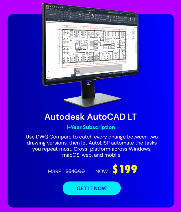 Autodesk AutoCAD LT: 1-Year Subscription