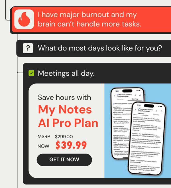 My Notes AI Pro Plan: Lifetime Subscription