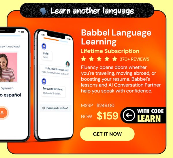 Babbel Language Learning: Lifetime Subscription (All Languages)