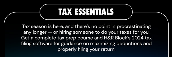 H&R Block Tax Software Deluxe + State 2024 for Windows/Mac [Online Code]