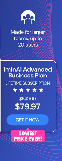 1minAI Advanced Business Plan Lifetime Subscription
