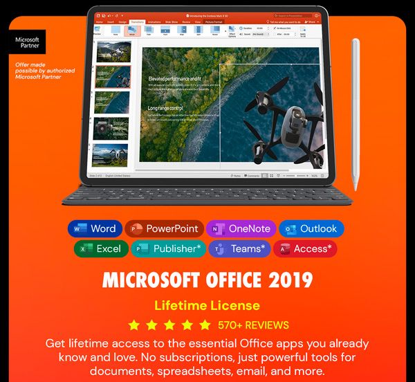 Microsoft Office 2019 for Windows or Mac