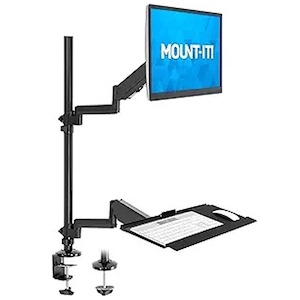 OUNT-IT! Sit Stand Monitor Desk Mount