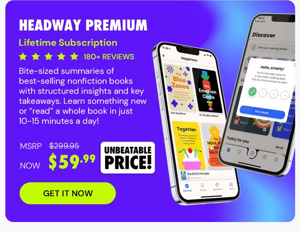 Headway Premium: Lifetime Subscription