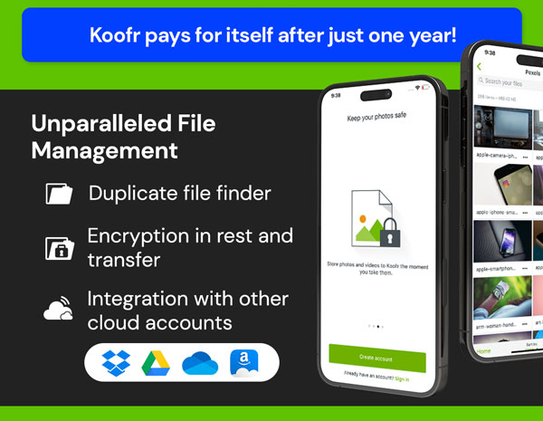 Koofr Cloud Storage: Lifetime Subscription (1TB)