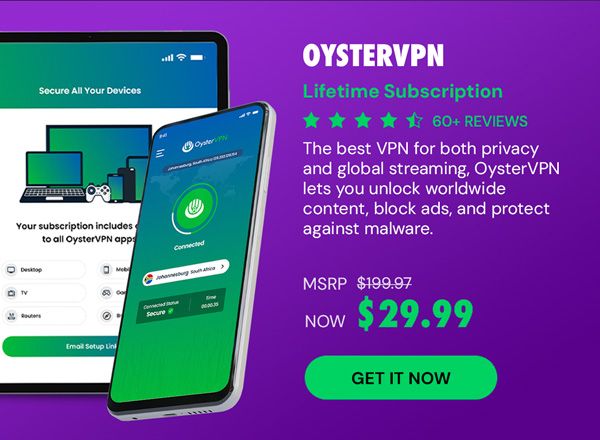OysterVPN Lifetime Subscription