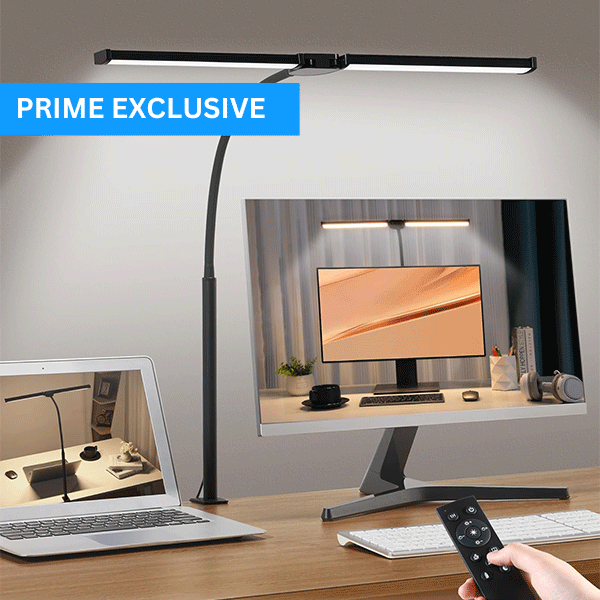 LED Desk Lamp w/ Clamp & 25 Modes