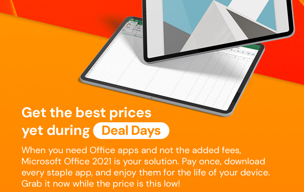Microsoft Office 2021 for Windows or Mac: Lifetime License