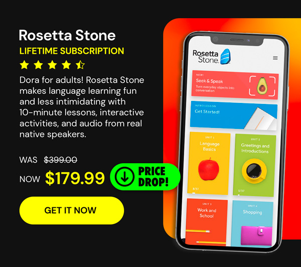 Rosetta Stone: Lifetime Subscription (All Languages)