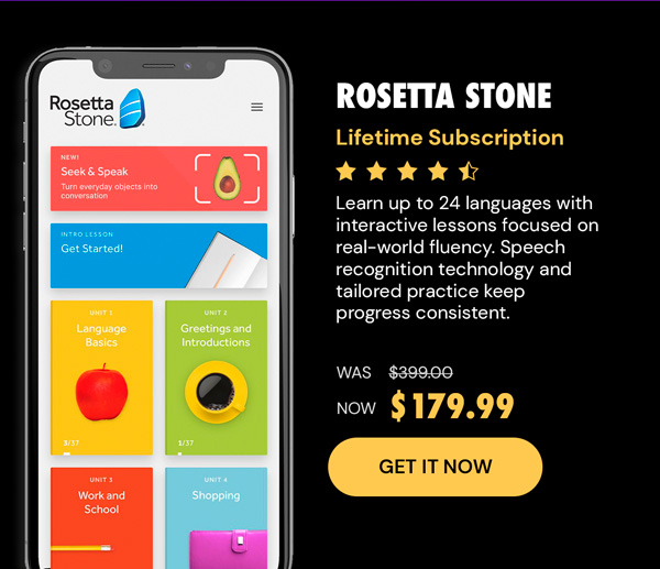 Rosetta Stone: Lifetime Subscription (All Languages)