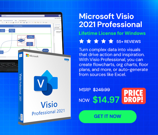 Microsoft Visio 2021 Professional: Lifetime License for Windows