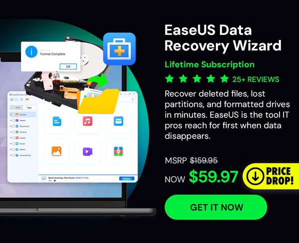 EaseUS Data Recovery Wizard: Lifetime Subscription