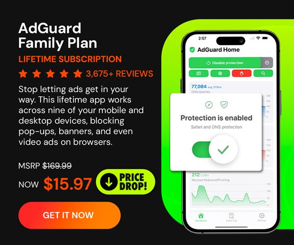 AdGuard Family Plan: Lifetime Subscription
