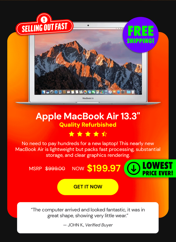 Apple MacBook Air 13.3