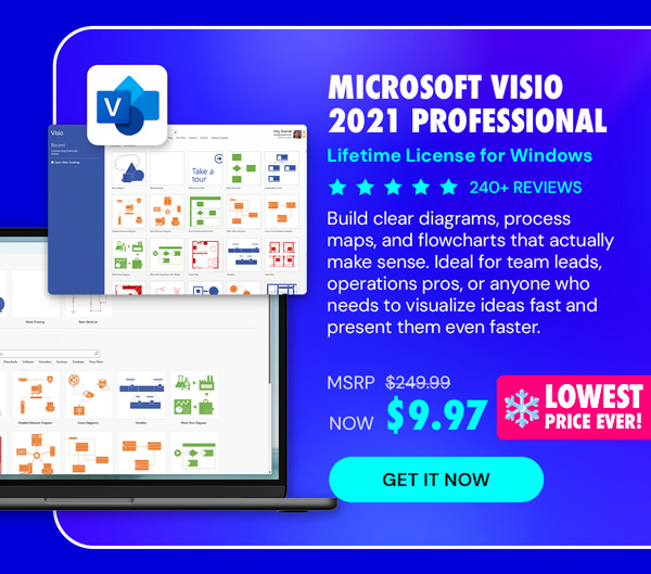 Microsoft Visio 2021 Professional: Lifetime License for Windows