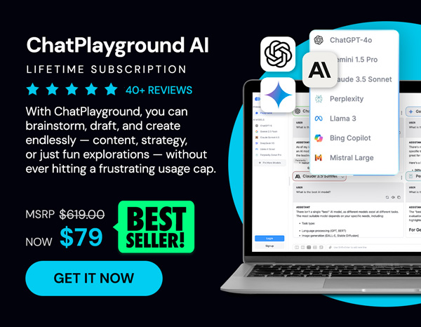 ChatPlayground AI: Lifetime Subscription (Unlimited Plan)