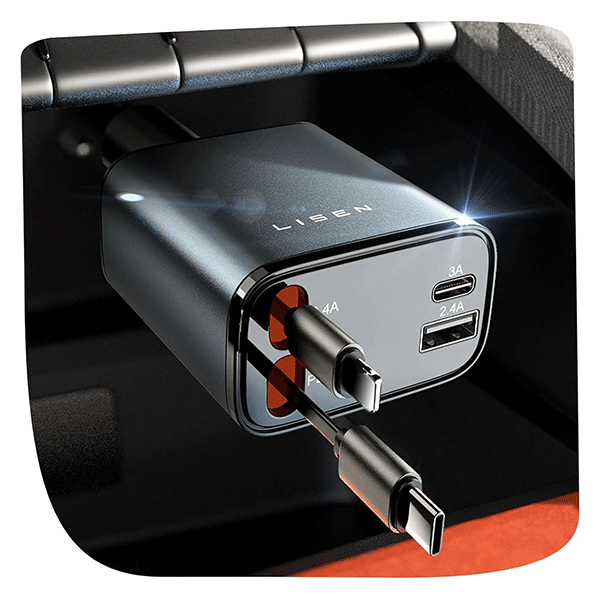 LISEN 69W USB-C Car Charger