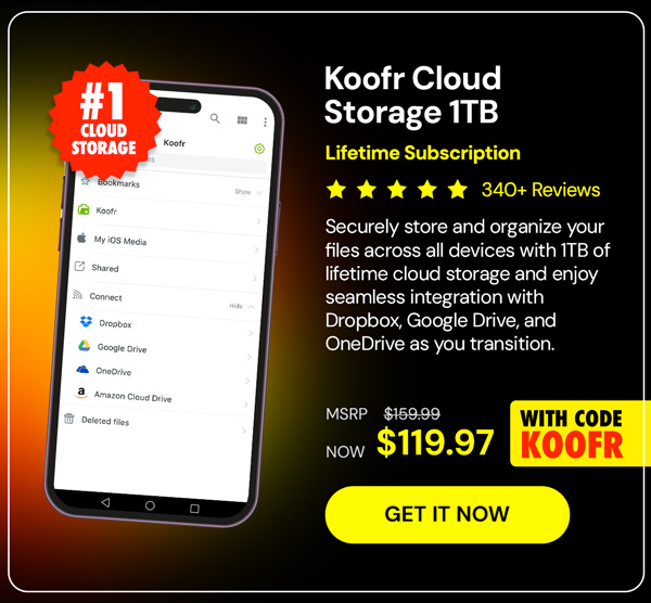 Koofr Cloud Storage: Lifetime Subscription (1TB)