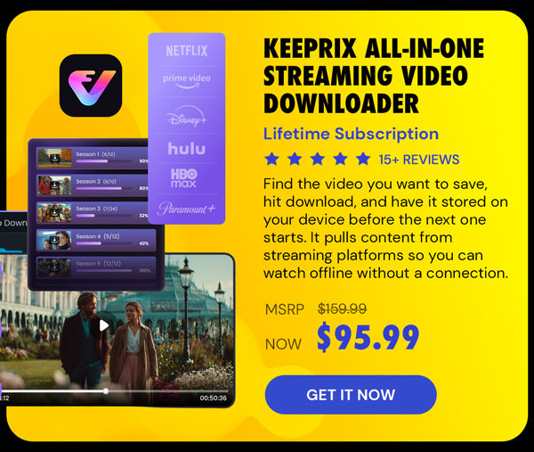 Keeprix All-in-One Streaming Video Downloader: Lifetime Subscription
