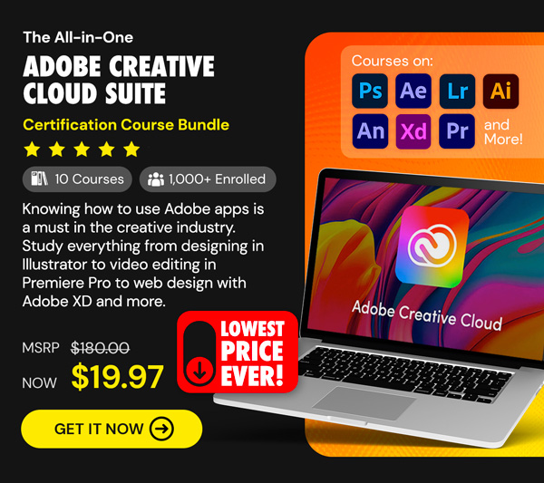 The All-in-One Adobe Creative Cloud Suite Certification Course Bundle