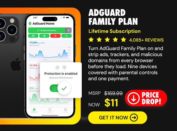 AdGuard Family Plan: Lifetime Subscription