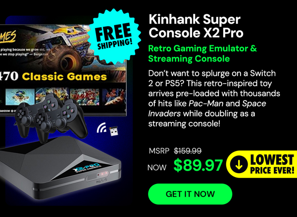 Kinhank Super Console X2 Pro Retro Gaming Emulator & Streaming Console