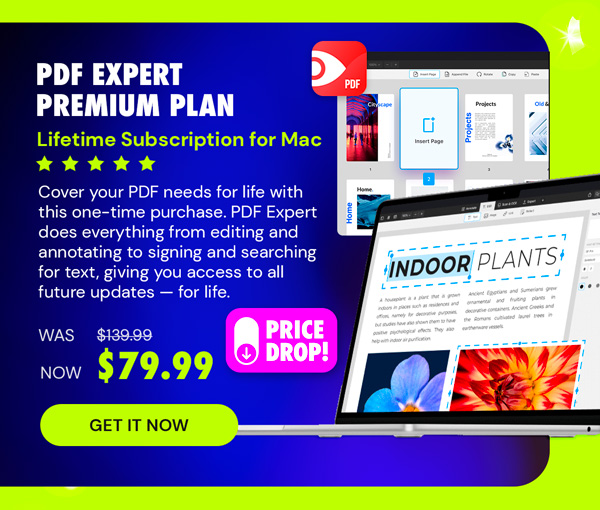 PDF Expert Premium Plan: Lifetime Ownership