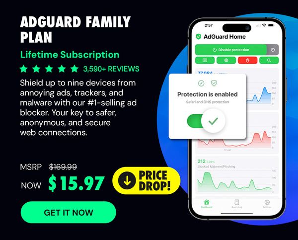 AdGuard Family Plan: Lifetime Subscription