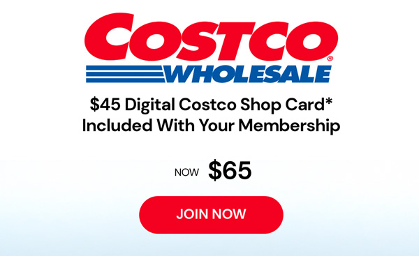 Costco 1-Year Gold Star Membership + $45 Digital Costco Shop Card