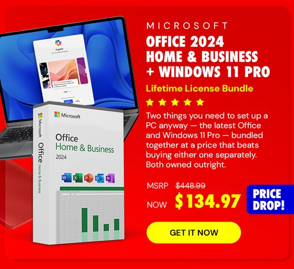 Microsoft Office 2024 Home & Business + Windows 11 Pro Bundle
