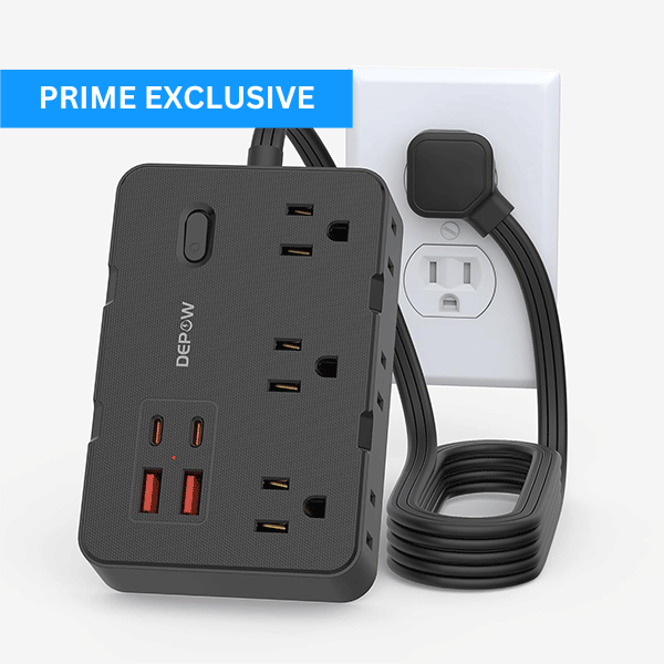 5' Surge Protector Power Strip