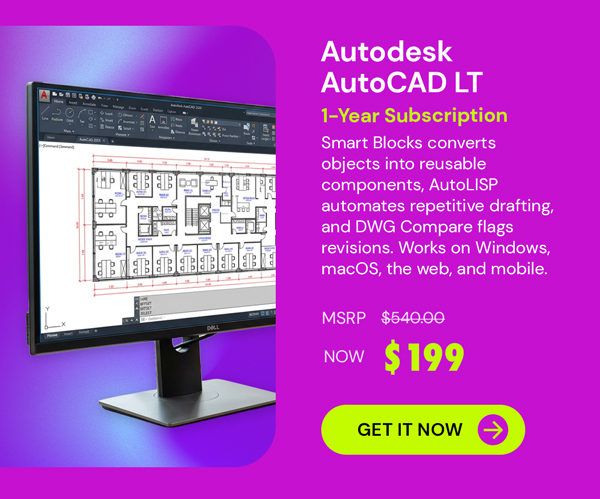 Autodesk AutoCAD LT: 1-Year Subscription