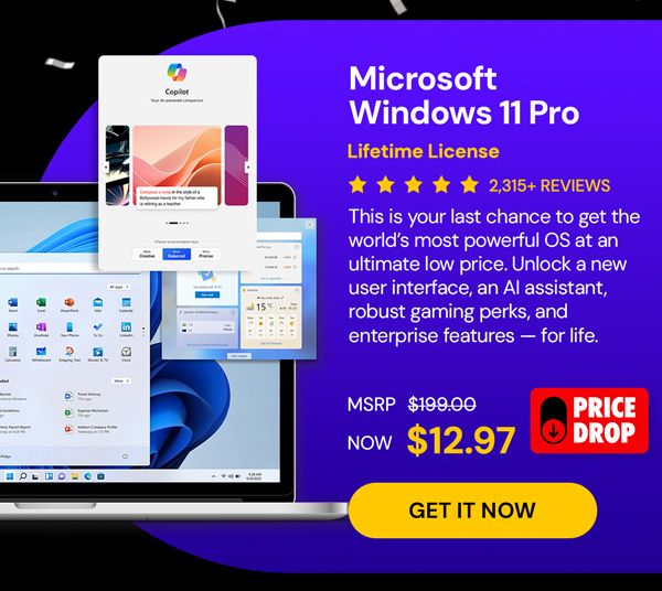Microsoft Windows 11 Pro | Lifetime License