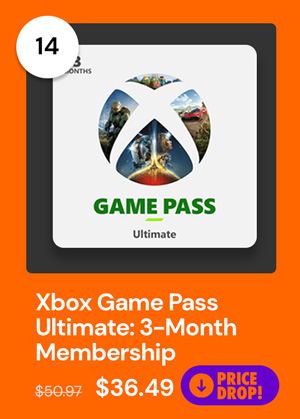 Xbox Game Pass Ultimate: 3-Month Membership - Stackable & Global - (Xbox Series X/S, Xbox One, Windows - Digital Code) - Final Sale