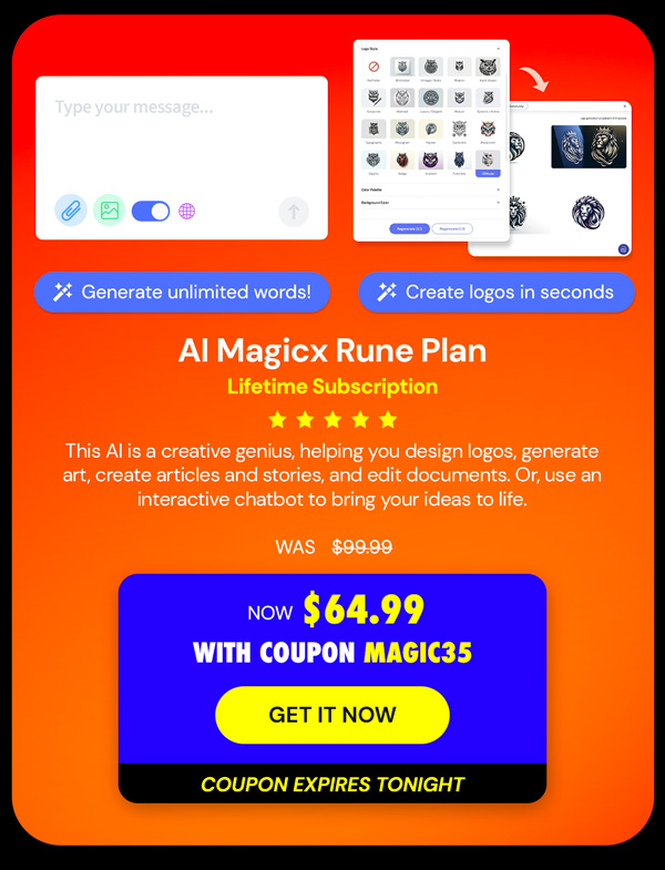 AI Magicx Rune Plan Lifetime Subscription