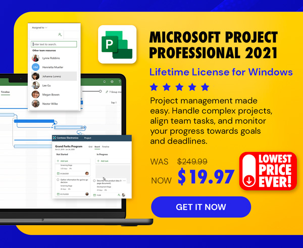 Microsoft Project Professional 2021 for Windows