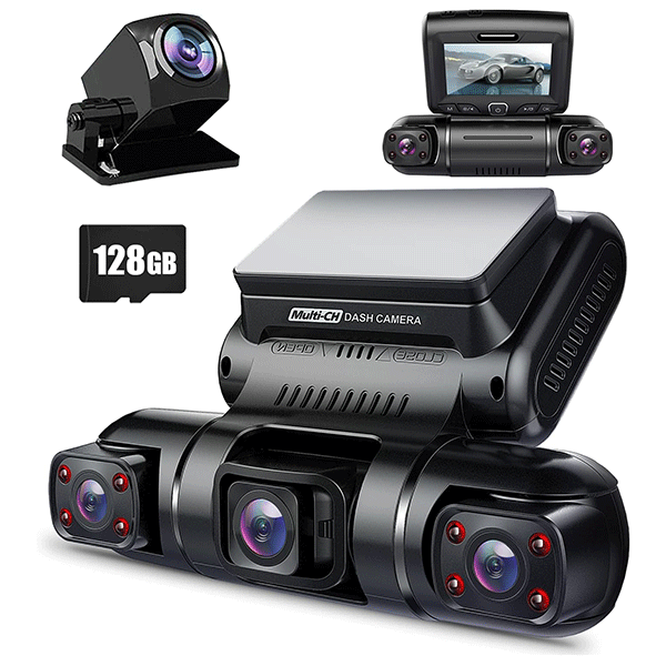PRUVEEO 360° Dash Cam 4-Channel