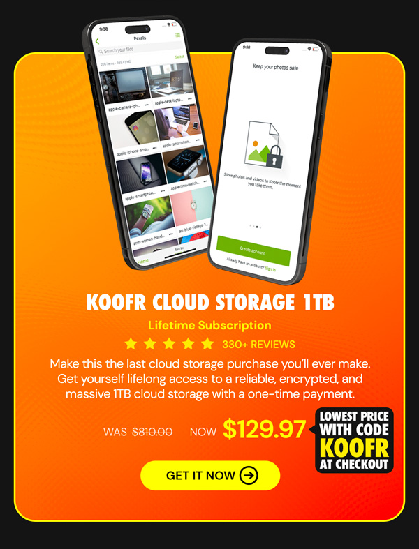 Koofr Cloud Storage: Lifetime Subscription (1TB)